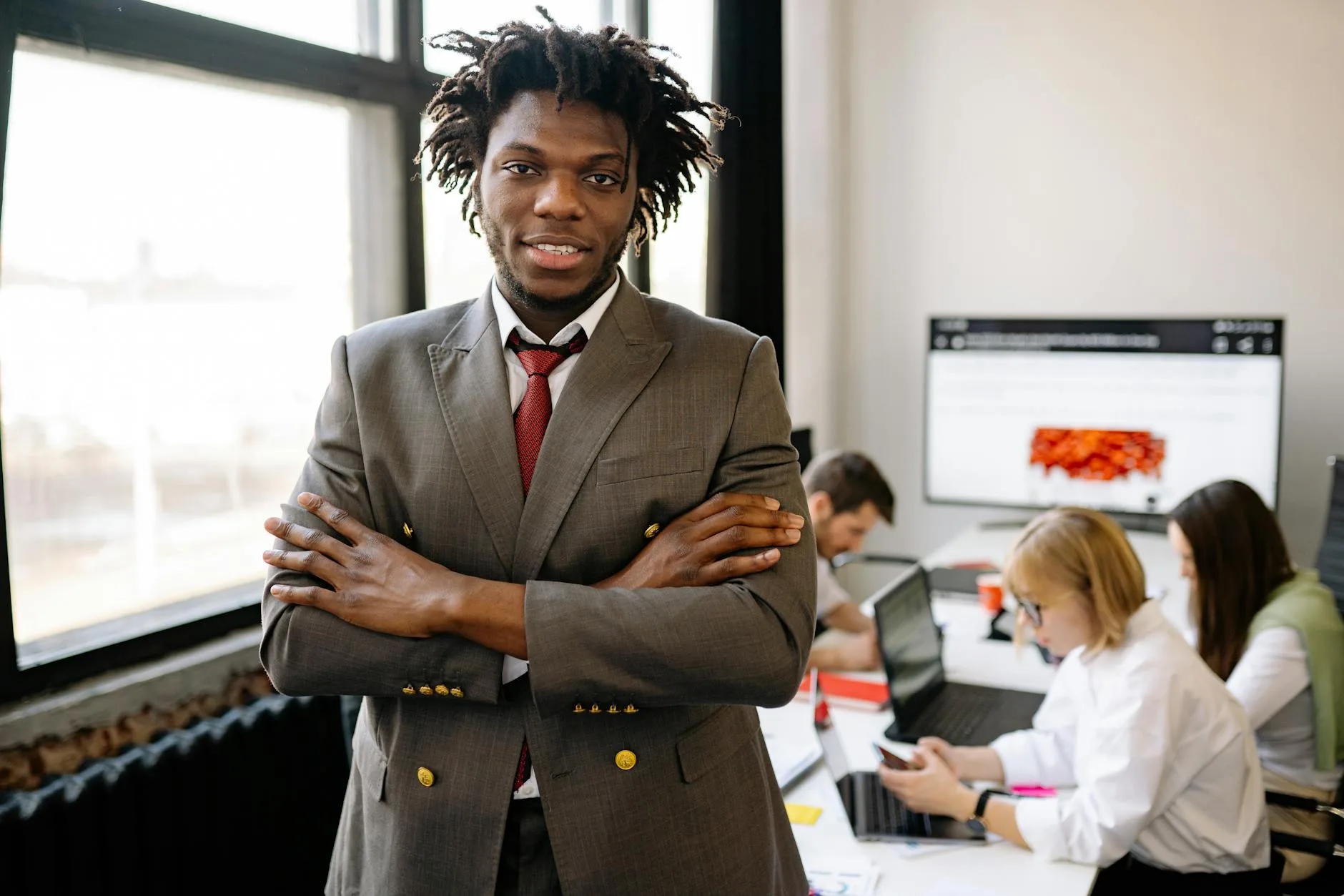 Students in a workforce training classroom